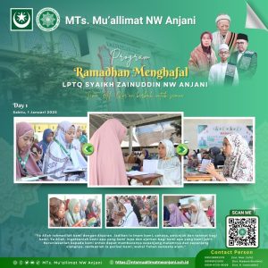 Ramadhan Menghafal MTs. Mu’allimat NW Anjani yang diadakan oleh LPTQ Syaikh Zainuddin NW Anjani